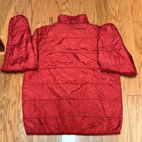 Red & Orange Men’s Large THE NORTH FACE Lightweight Puffer Winter Ski Jacket - Picture 11 of 16